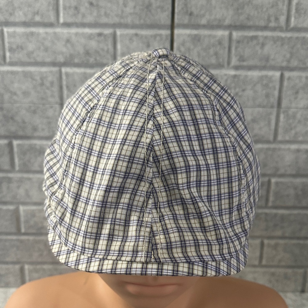 Ben Sherman White and Blue Checkered Hat - Picture 2 of 9